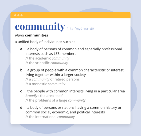 Community Definition