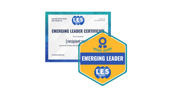 LES Emerging Leader Certificate and Badge Example